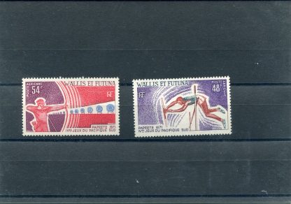 WALLIS E FUTUNA 1971 GIOCHI SUD PACIFICO YV.A39/40