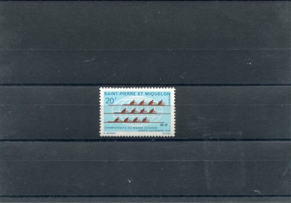 SAN PIERRE E MIQUELON 1970 CANOTTAGGIO YV.405