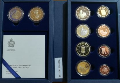 2018 - Divisionale Proof con 2 euro commemorativi - immagine 2