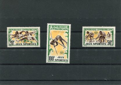 CENTRAFRICA 1962 SPORT YV.20/21+A6