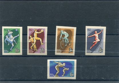 RUSSIA 1963 SPORT UNIF.2684/88 ND