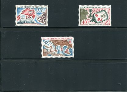 SAN PIERRE E MIQUELON 1967 NAVI YV.376/78