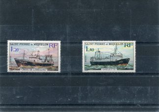SAN PIERRE E MIQUELON 1976 NAVI YV.453/54