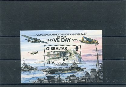 GIBILTERRA 1995 NAVI DA GUERRA UNIF.BF25