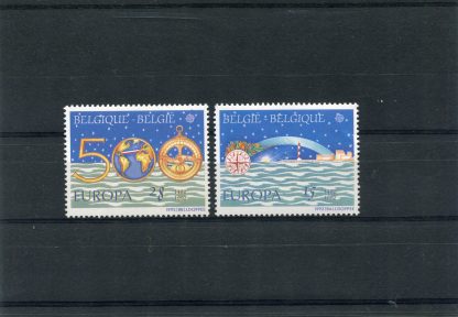 BELGIO 1992 COLOMBO UNIF.2454/55