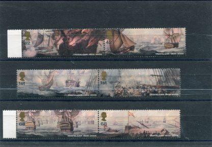 GRAN BRETAGNA 2005 BATTAGLIA DI TRAFALGAR UNIF.2741/46