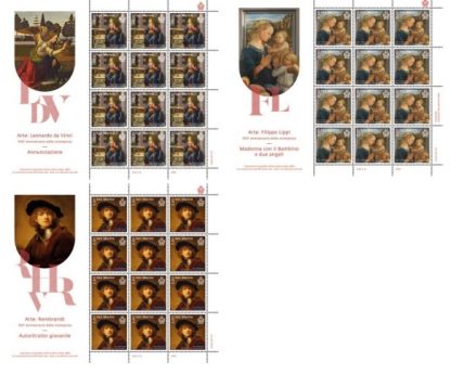 2019 - Arte: Leonardo da Vinci - Filippo Lippi - Rembrandt