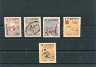 ALBANIA 1963 OLIMPIADI YV.626/30