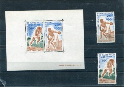 ALTO VOLTA 1972 OLIMPIADI YV.A102/03+BF5