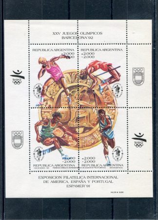 ARGENTINA 1990 OLIMPIADI YV.BF49