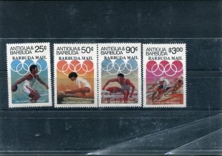 BARBUDA 1984 OLIMPIADI ESTIVE YV.684/87