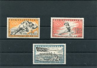 CECOSLOVACCHIA 1960 OLIMPIADI ESTIVE YV.1089/91