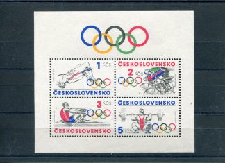 CECOSLOVACCHIA 1984 OLIMPIADI ESTIVE YV.BF64