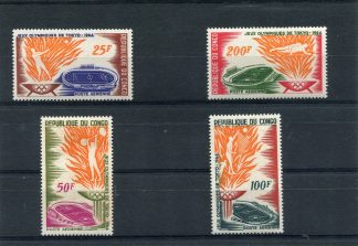 CONGO (EX FRANCESE)  1964 OLIMPIADI ESTIVE YV.A21/24