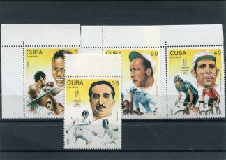 CUBA 1992 OLIMPIADI ESTIVE YV.3228/31