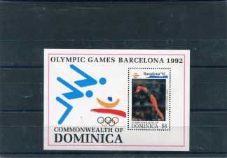 DOMINICA 1992 OLIMPIADI ESTIVE YV.BF214