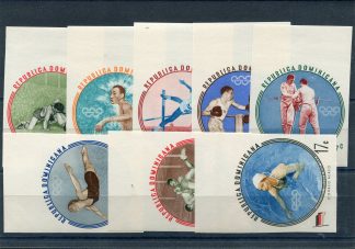 DOMINICANA 1960 OLIMPIADI ESTIVE YV.542/46+A146/48 ND