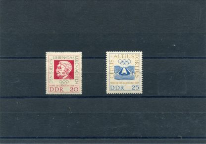 GERMANIA DEMOCRATICA (DDR) 1963 OLIMPIADI ESTIVE YV.646/47