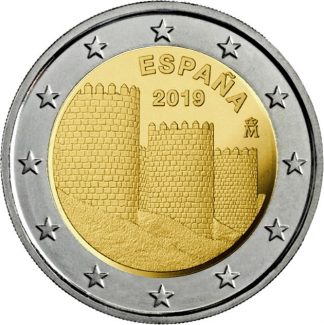 2_euro_commemorativo_spagna_2019_avila