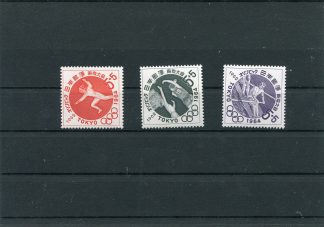 GIAPPONE 1962 OLIMPIADI ESTIVE YV.723/25