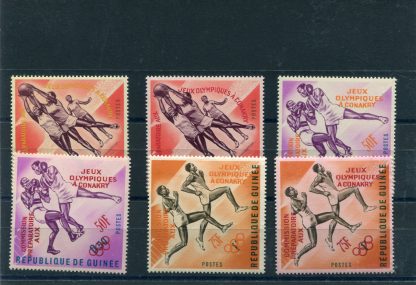 GUINEA 1963 OLIMPIADI ESTIVE YV.171/76