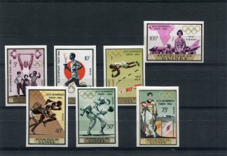 GUINEA 1964 OLIMPIADI ESTIVE YV.217/22+A50 ND