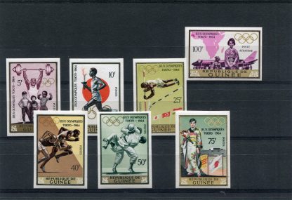 GUINEA 1964 OLIMPIADI ESTIVE YV.217/22+A50 ND
