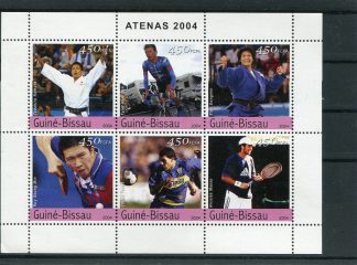 GUINEA BISSAU 2004 OLIMPIADI ESTIVE YV.1732/37