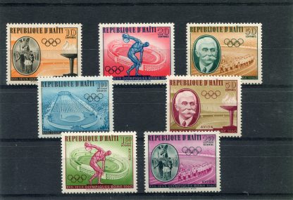 HAITI 1960 OLIMPIADI ESTIVE YV.447/50+A203/05