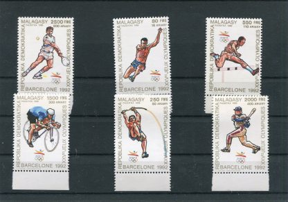 MADAGASCAR 1989 OLIMPIADI ESTIVE YV. 947/52