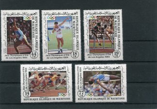 MAURITANIA 1984 OLIMPIADI ESTIVE YV.A218/22