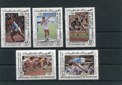 MAURITANIA 1984 OLIMPIADI ESTIVE YV.A218/22