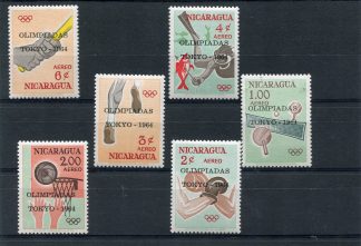 NICARAGUA 1964 OLIMPIADI ESTIVE YV.522/27