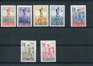 PARAGUAY 1960 OLIMPIADI ESTIVE YV.572/75+A254/56