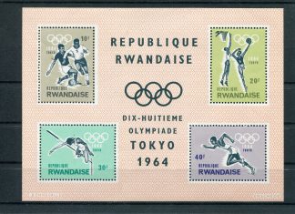 RUANDA 1964 OLIMPIADI ESTIVE YV.BF2