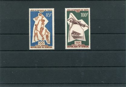 SENEGAL 1964 OLIMPIADI ESTIVE YV.A43/44