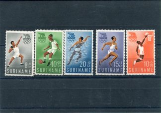 SURINAME 1960 OLIMPIADI ESTIVE YV.336/40