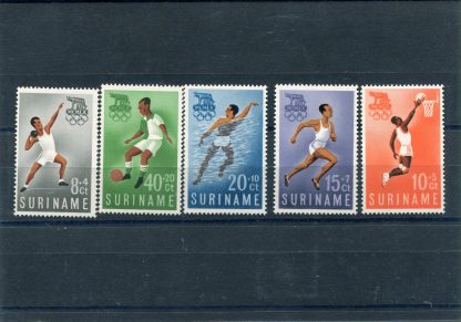 SURINAME 1960 OLIMPIADI ESTIVE YV.336/40