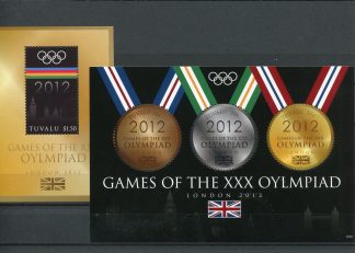 TUVALU 2012 OLIMPIADI ESTIVE YV.1590/92+BF178