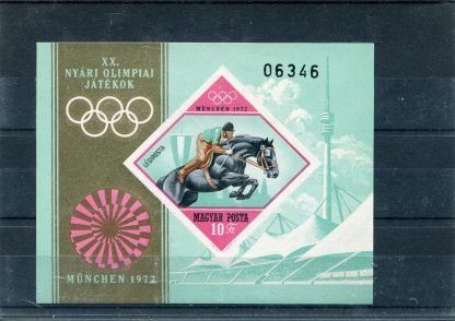 UNGHERIA 1972 OLIMPIADI ESTIVE YV.BF97 ND