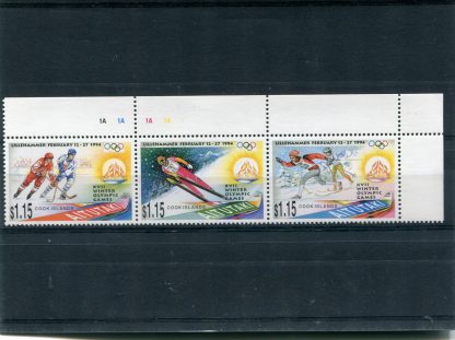 AITUTAKI 1994 OLIMPIADI INVERNALI YV.535/37