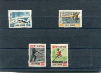 ALBANIA 1963 OLIMPIADI INVERNALI YV.667/70