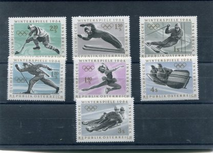 AUSTRIA 1963 OLIMPIADI INVERNALI UNIF.974/80