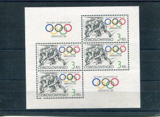 CECOSLOVACCHIA 1984 OLIMPIADI INVERNALI YV.BF62