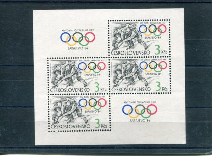 CECOSLOVACCHIA 1984 OLIMPIADI INVERNALI YV.BF62