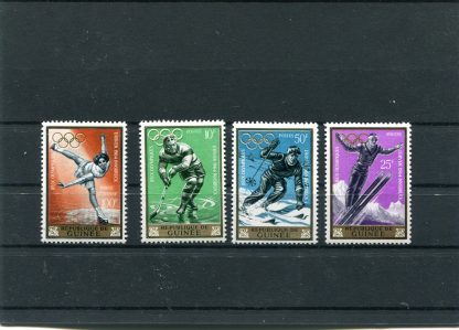 GUINEA 1964 OLIMPIADI INVERNALI YV.195/97+A41