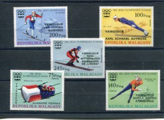 MADAGASCAR 1976 OLIMPIADI INVERNALI YV.597/99+A172/73