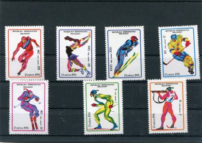 MADAGASCAR 1991 OLIMPIADI INVERNALI YV.1031/37