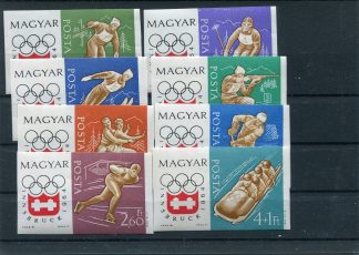 UNGHERIA 1963 OLIMPIADI INVERNALI YV.1606/13 ND