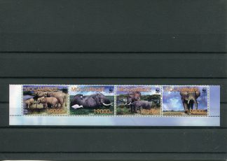 MOZAMBICO 2002 W.W.F. YV.1877/80